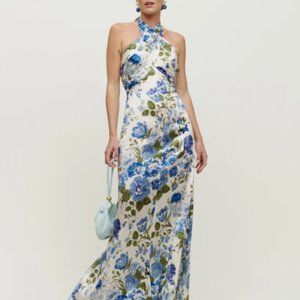 REFORMATION - Veria Silk Dress - Lucca  12